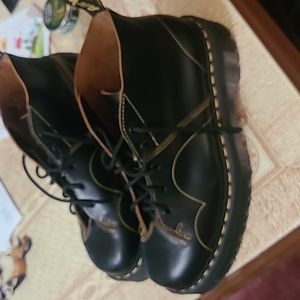 Doc martens church platform monkey boots
